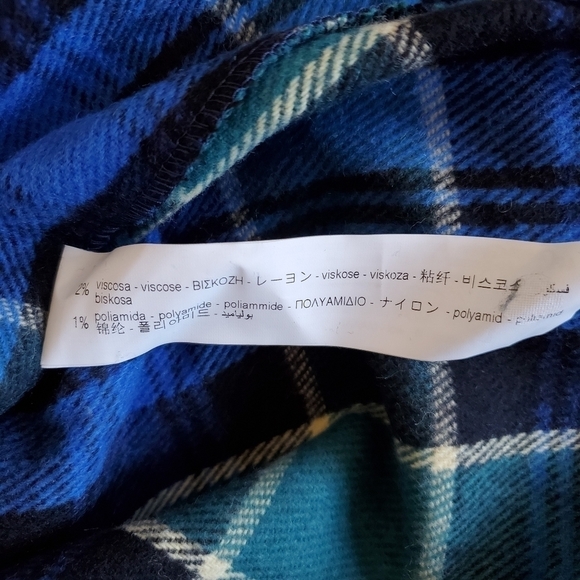 NWT Zara Oversized Plaid Overshirt Shacket Size XS - Picture 14 of 16